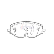 Fahren Front Brake Pad Set FBP3950