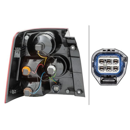 Hella Tail Light / Lamp P21W Right 2VP 238 023-161