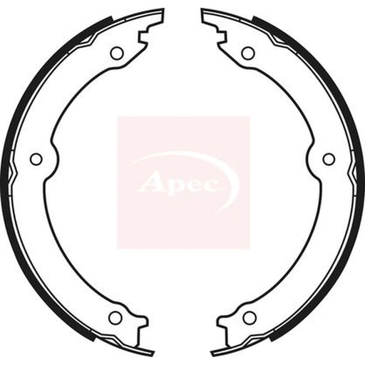 Apec Parking Brake Shoe Set SHU754