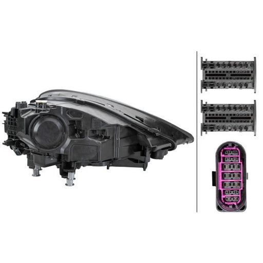 Hella Headlight Headlamp LED Left 1EX 014 690-011