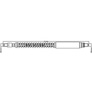 Juratek Brake Hydraulic Hose Line Right JBH1415