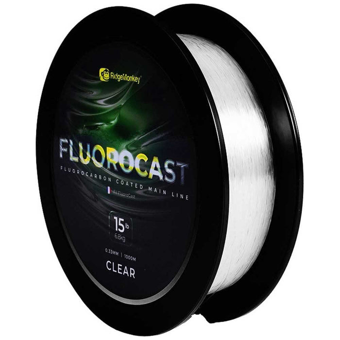 RidgeMonkey FluoroCast Fluoro Coated Mainline 0.33mm/15lb - RidgeMonkey - Van Life Living