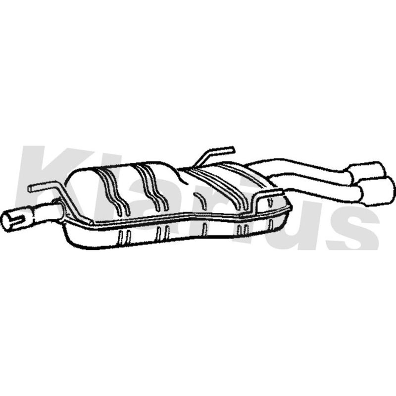Klarius Box With Tail Pipe Rear SB115M