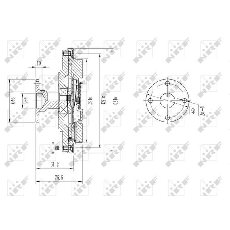 NRF Radiator Fan Clutch 49602