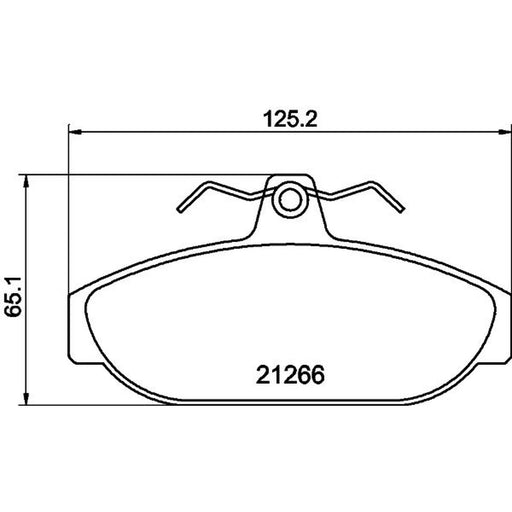 Mintex Front Brake Pad Set MDB1229