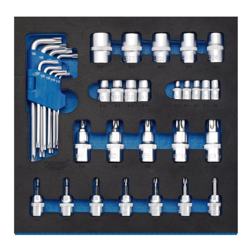 Draper TX-STAR Screwdriver Insert Bits and Keys in 1/2 Drawer EVA Insert Tray (3 Draper  - Town Parts
