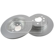 Borg & Beck 2 x Solid Rear Brake Discs BBD4228-x2