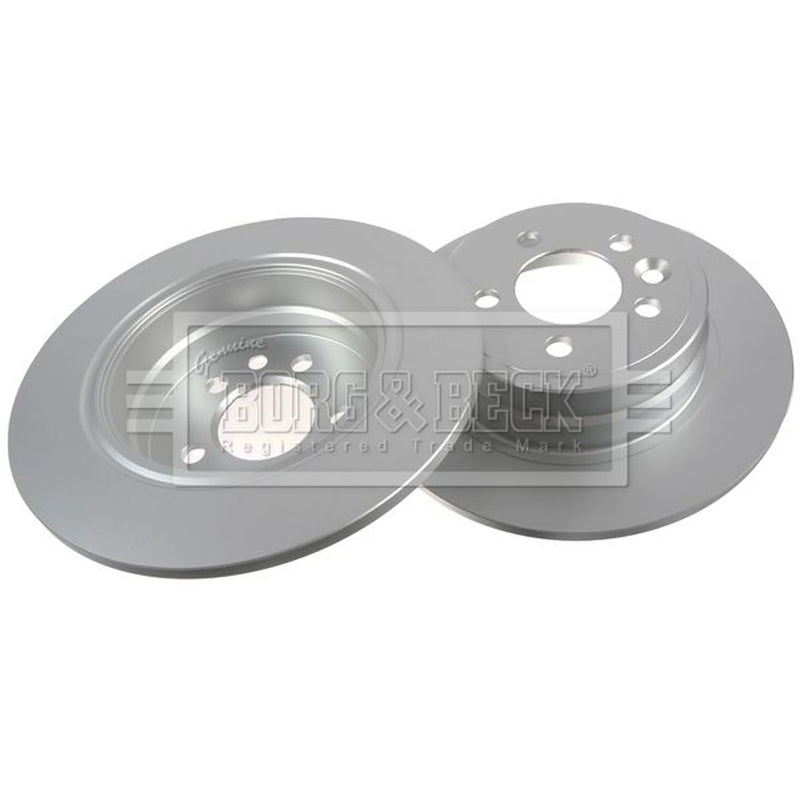 Borg & Beck 2 x Solid Rear Brake Discs BBD4228-x2