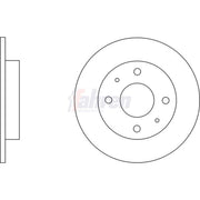 Fahren 2 x Solid Rear Brake Discs FBD6405-x2