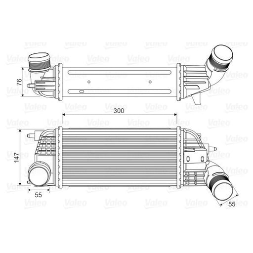Valeo Intercooler (Charge Air Cooler) 818620