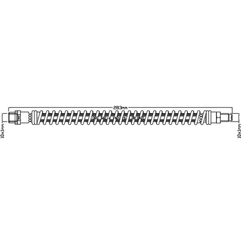 Juratek Brake Hydraulic Hose Line Right JBH1141