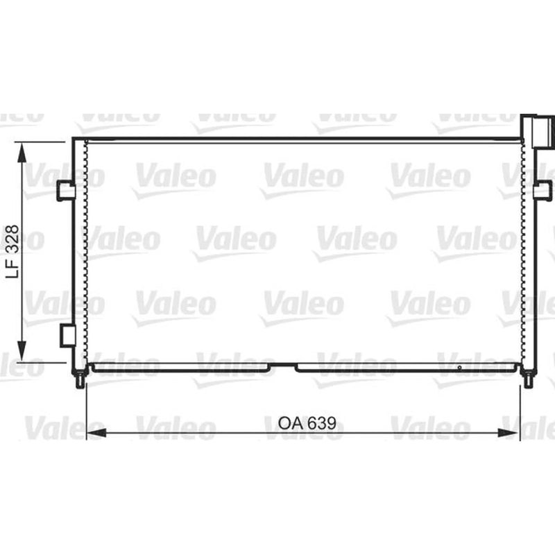 Valeo Air Conditioning Condenser 818984