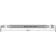 Abtex Brake Hydraulic Hose Line Right ABH1221
