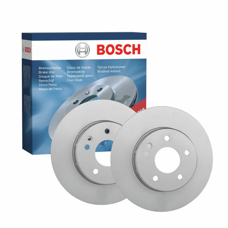Bosch 2 x Solid Front Brake Discs 0986478262-x2