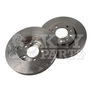 Key Parts 2 x Vented Front Brake Discs KBD4697-x2