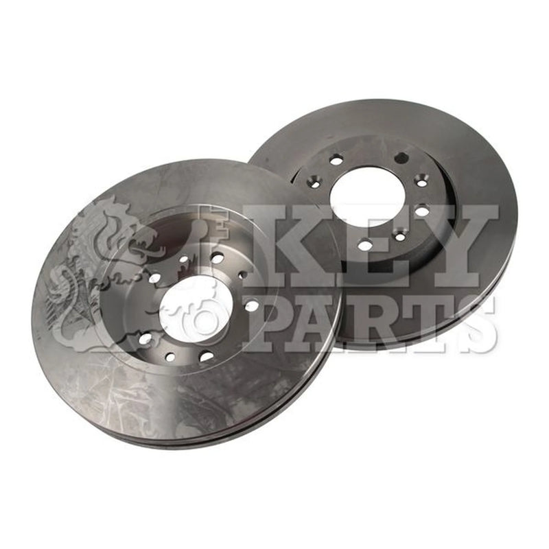 Key Parts 2 x Vented Front Brake Discs KBD4697-x2