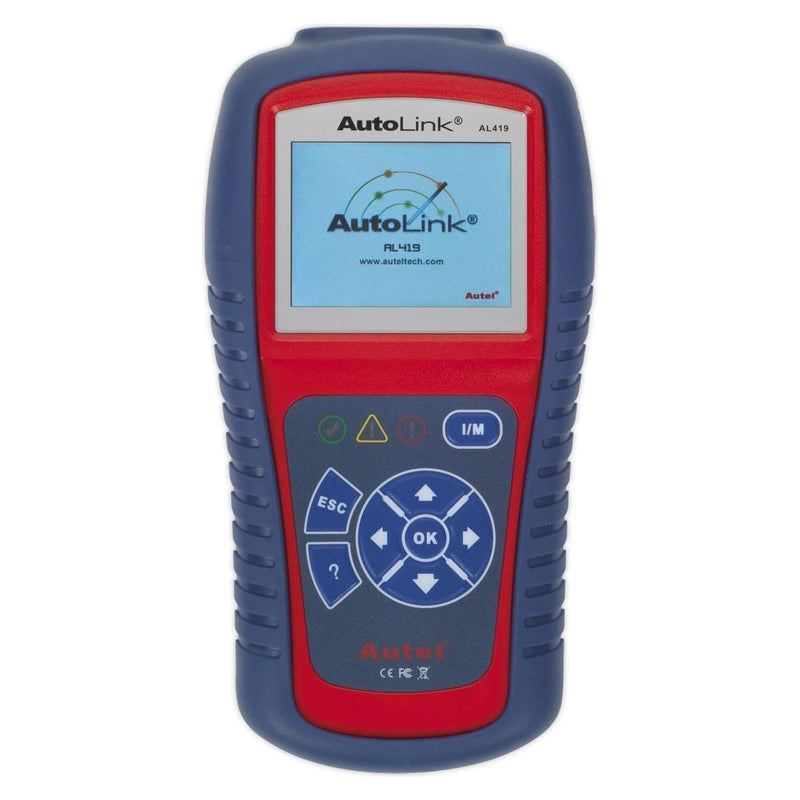 Sealey Autel EOBD Code Reader Live Data Tech Tips AL419 Sealey  - Town Parts