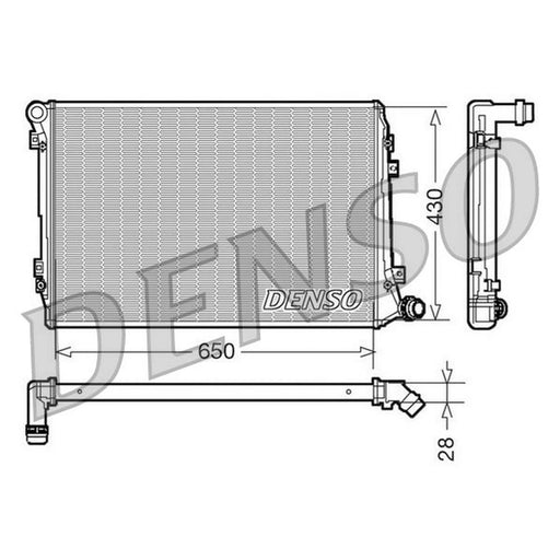 Denso Engine Radiator DRM32037