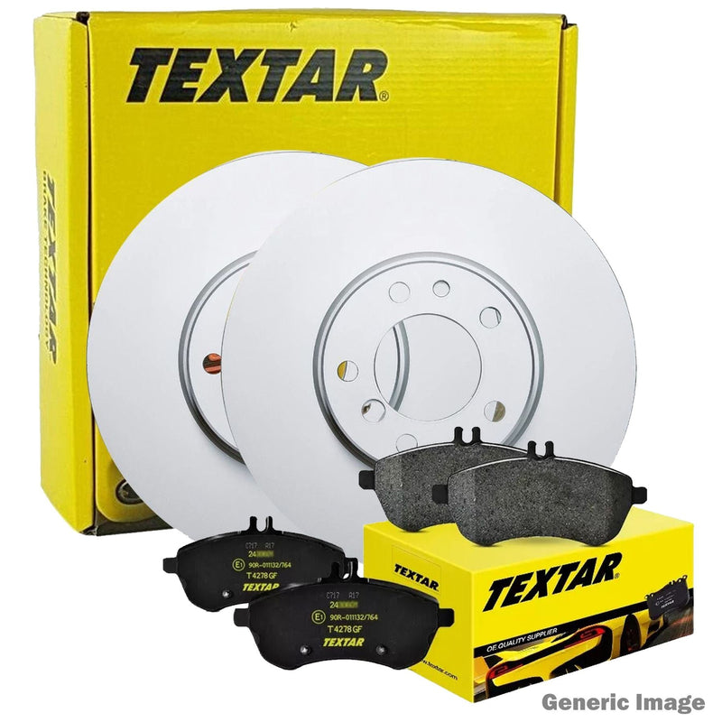 Textar 1 x Solid 236mm Brake Disc 92020903