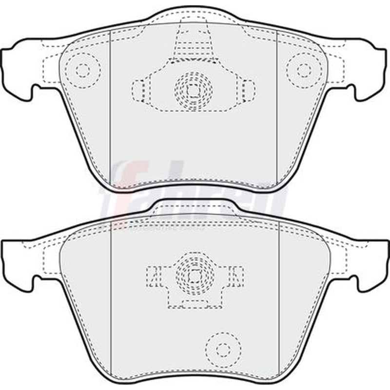 Fahren Front Brake Pad Set fits Volvo XC90 I 2002-2014 2.5 3.2