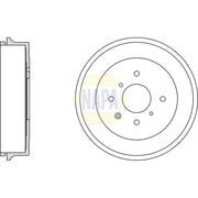 NAPA Brake Drum Assembly Rear NDR1015