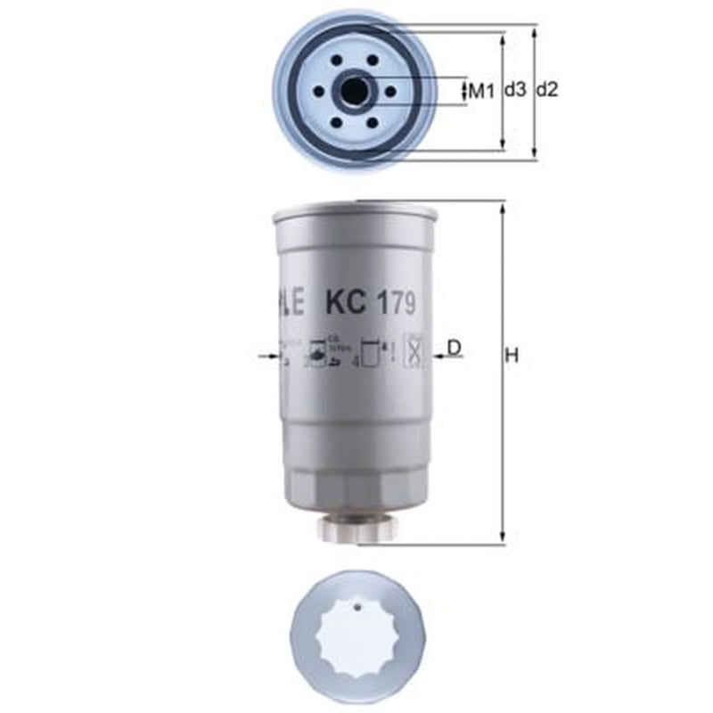 Mahle Fuel Filter Element KC 179