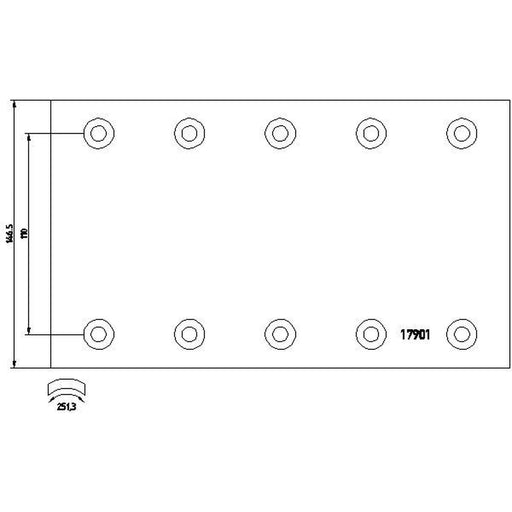 DON Don Cv Brake Lining Set MP39401S7100