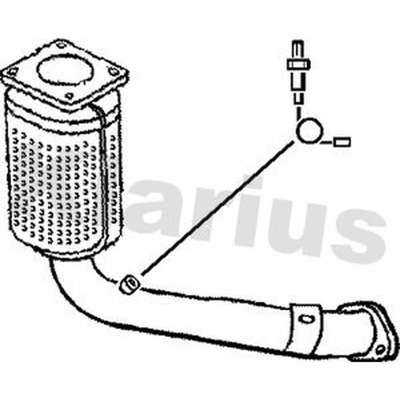 Klarius Catalyst Type Approved With Pipe Front 321671