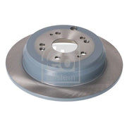 Febi 2 x Solid Rear Brake Discs 108423-x2