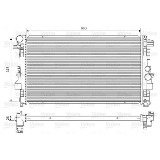 Valeo Engine Radiator 734887