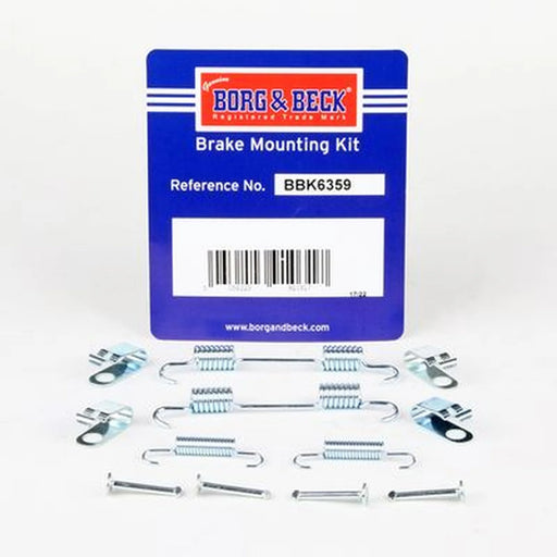 Borg & Beck Parking Brake Shoe Accessory Kit Rear BBK6359