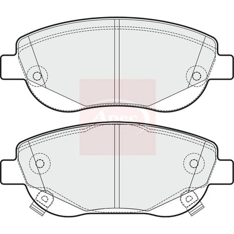 Apec Front Brake Pad Set PAD1788