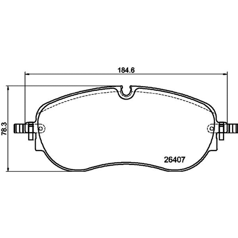 DON Front Brake Pad Set PCP2041