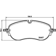 Mintex Front Brake Pad Set MDB3478
