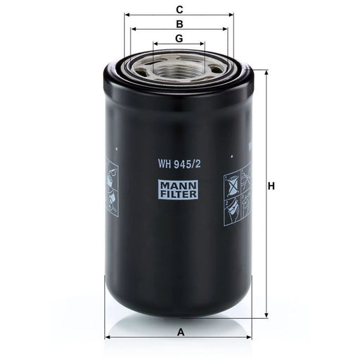 MANN-FILTER Automatic Transmission Hydraulic Filter WH 945/2