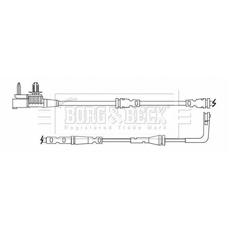 Borg & Beck Brake Pad Wear Sensor Front BWL3214