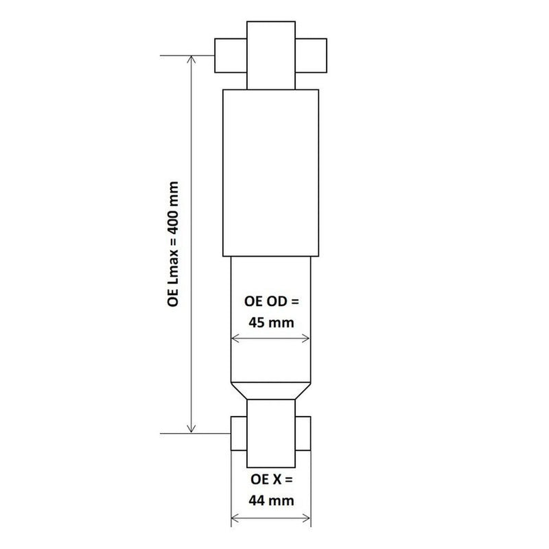 KYB Shock Absorber Damper Strut Front 3447501
