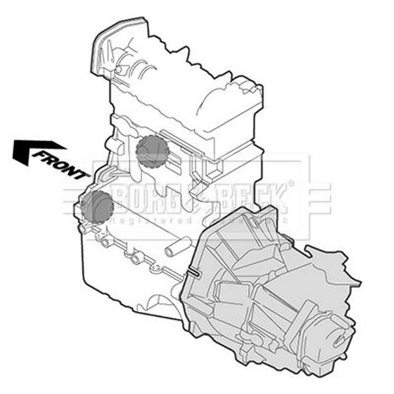 Borg & Beck Engine Mount Mounting BEM4202