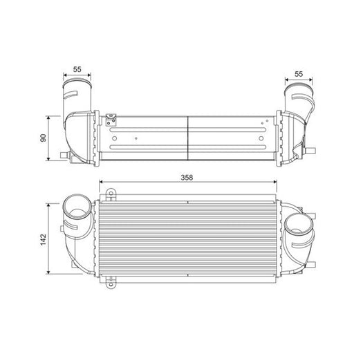 Valeo Intercooler (Charge Air Cooler) 818688