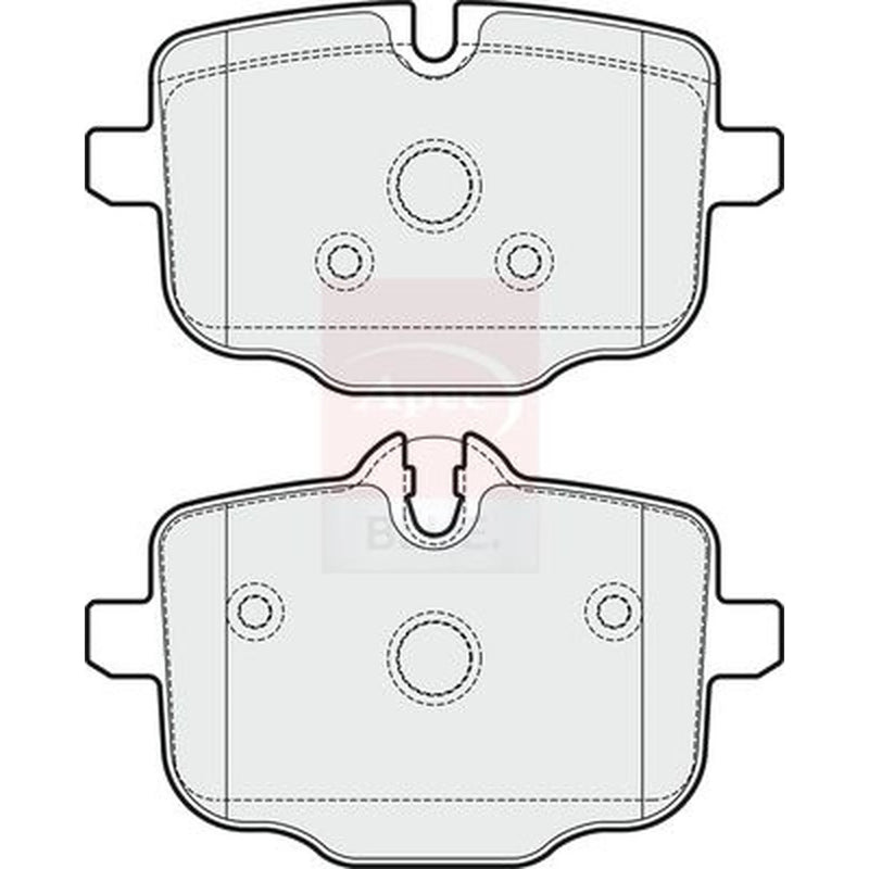 Apec Rear Brake Pad Set PD3705