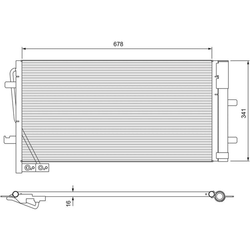 Valeo Air Conditioning Condenser 814169