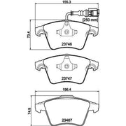 Mintex Front Brake Pad Set MDB2664