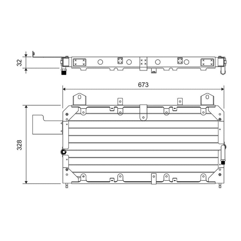 Valeo Air Conditioning Condenser 814062