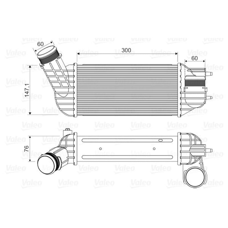 Valeo Intercooler (Charge Air Cooler) 818345