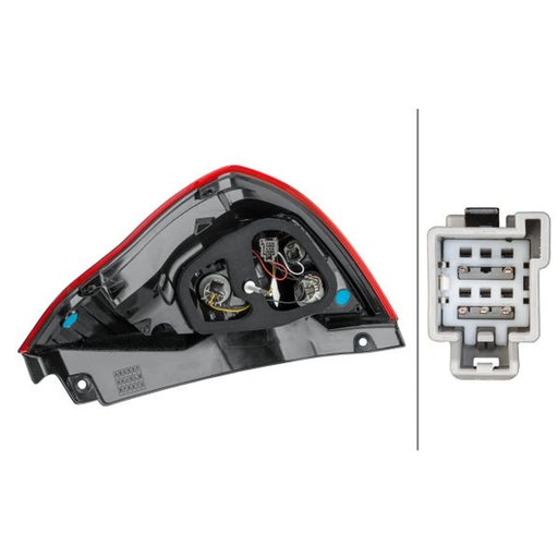 Hella Tail Light / Lamp W16W Left 2SD 354 850-011