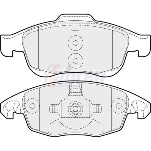 Fahren Front Brake Pad Set FBP3092