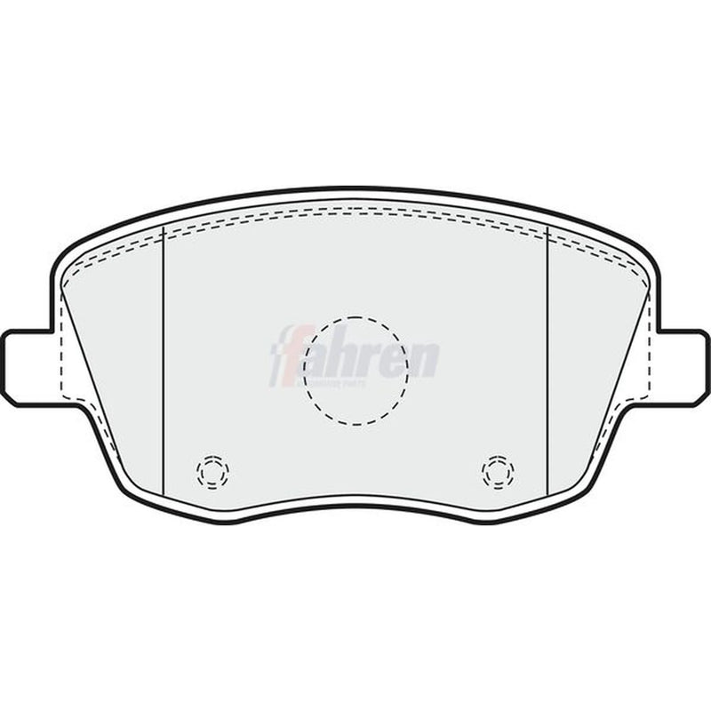 Fahren Front Brake Pad Set fits Seat Cordoba 2002-2009 1.2 1.4 1.6 1.9 2.0