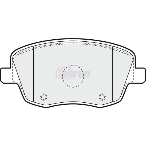 Fahren Front Brake Pad Set FBP3179