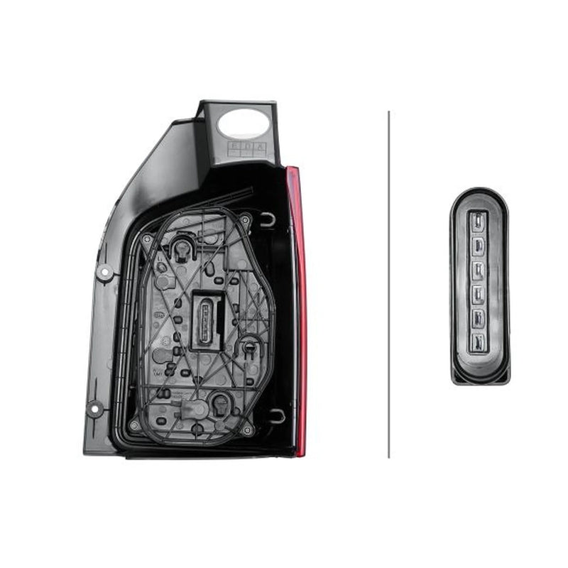 Hella Tail Light / Lamp W5W Left 2SK 012 338-031
