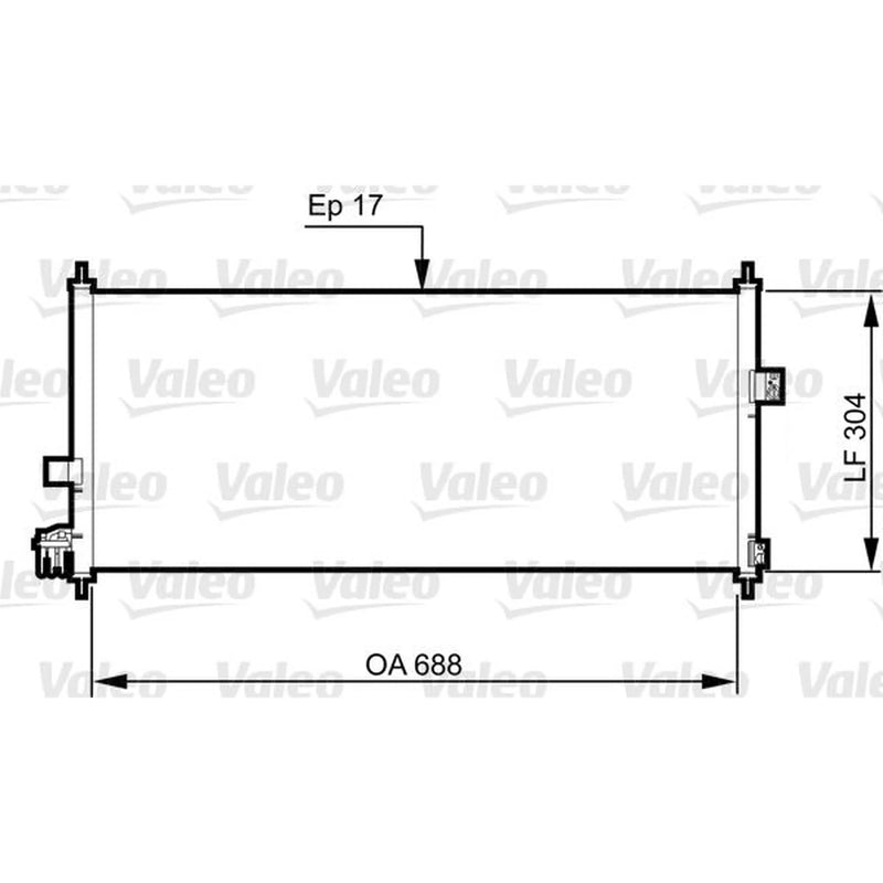 Valeo Air Conditioning Condenser 814328